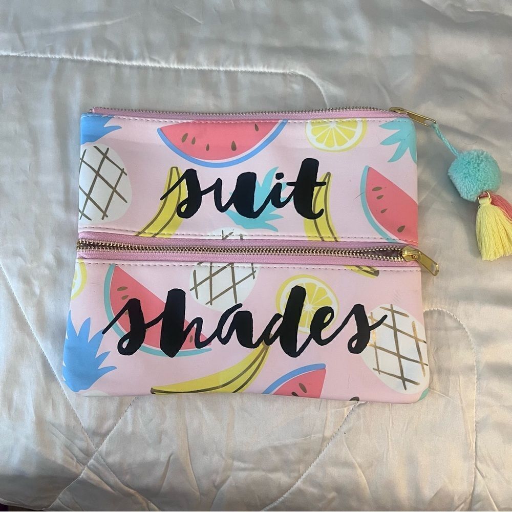 Swimsuit and Shades Pouch Set - New